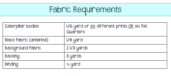 Caterpillar Quilt PDF Pattern - Instant Download