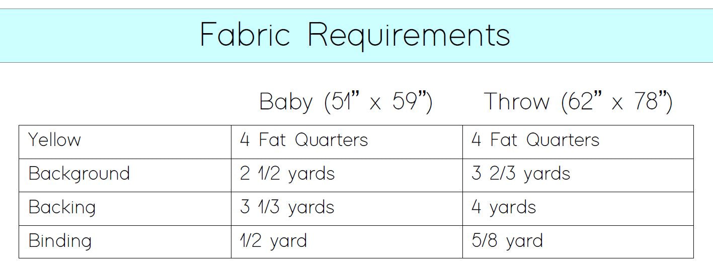 Jumbo Sunshine Quilt PDF Pattern - Instant Download