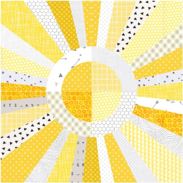Sunny Days Mini Quilt PDF Pattern - Instant Download