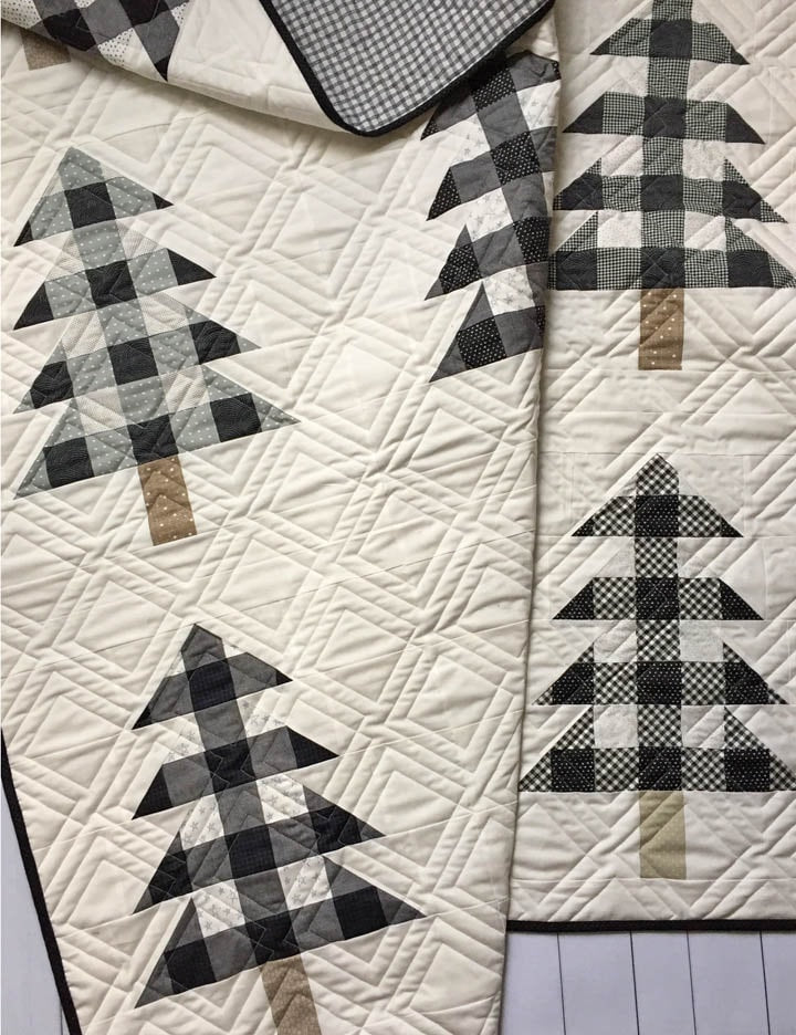 Farmhouse Christmas Quilt PDF Pattern - Instant Download