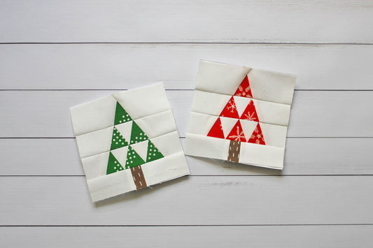 Mod Tree Foundation Paper Piecing Quilt Block PDF Pattern - Instant Download