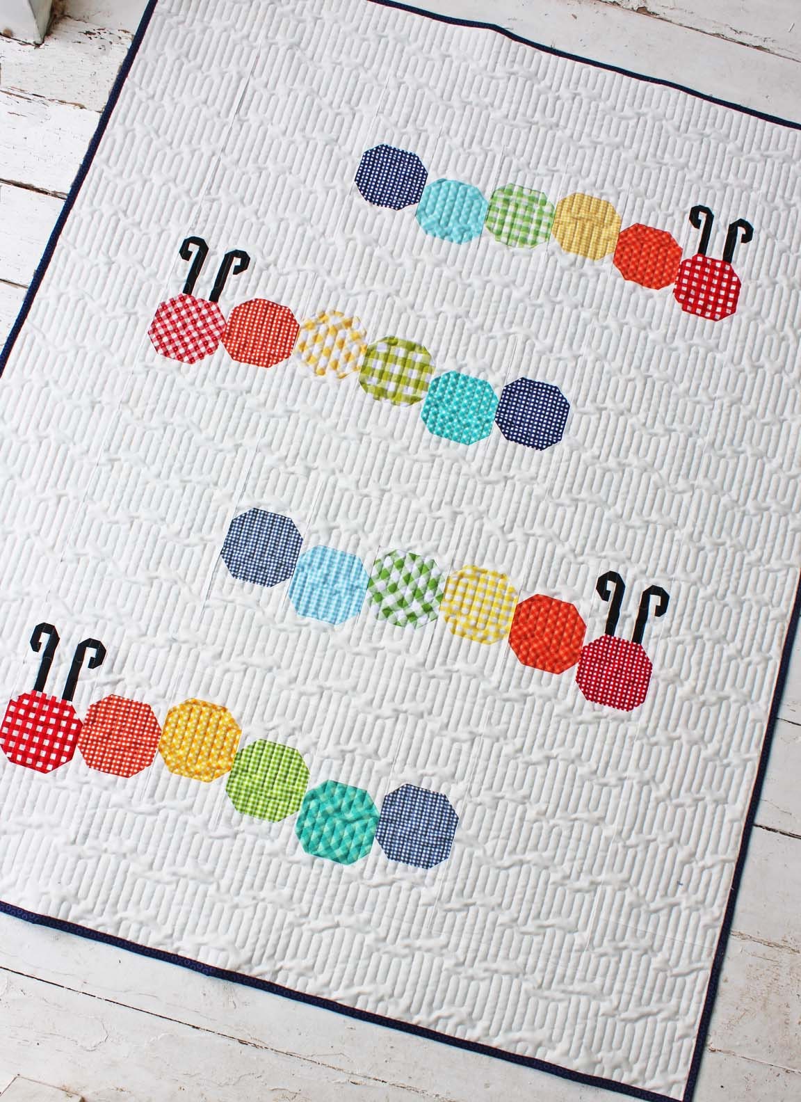 Caterpillar Quilt PDF Pattern - Instant Download