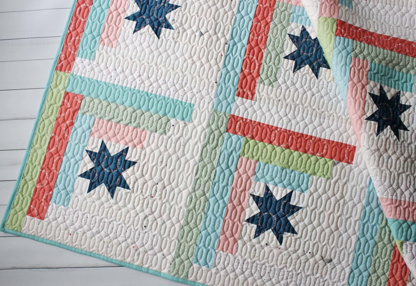 Star Cabins Quilt PDF Pattern - Instant Download