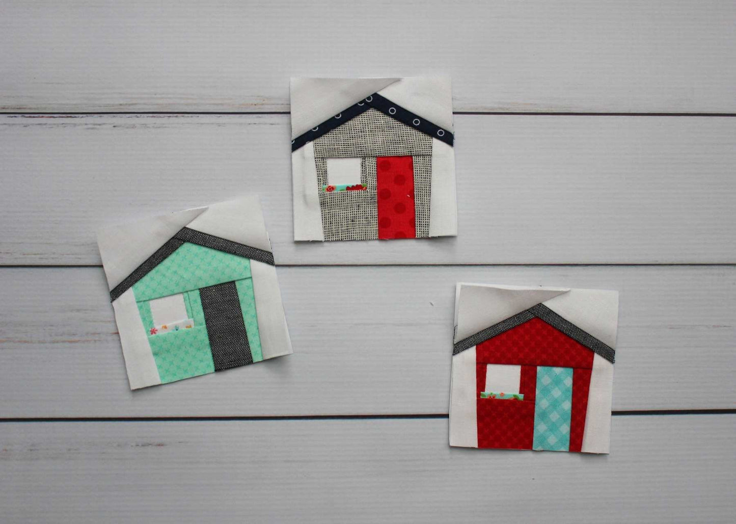 Tiny House Foundation Paper Piecing Quilt Block PDF Pattern - Instant Download