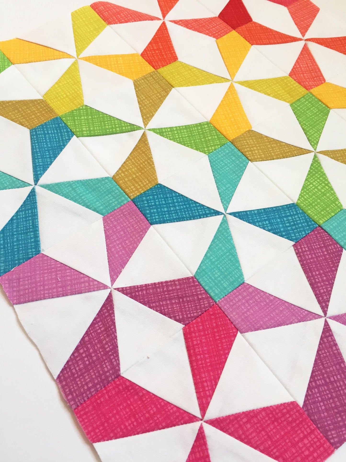 Kaleidoscope Foundation Paper Piecing Quilt Block PDF Pattern - Instant Download