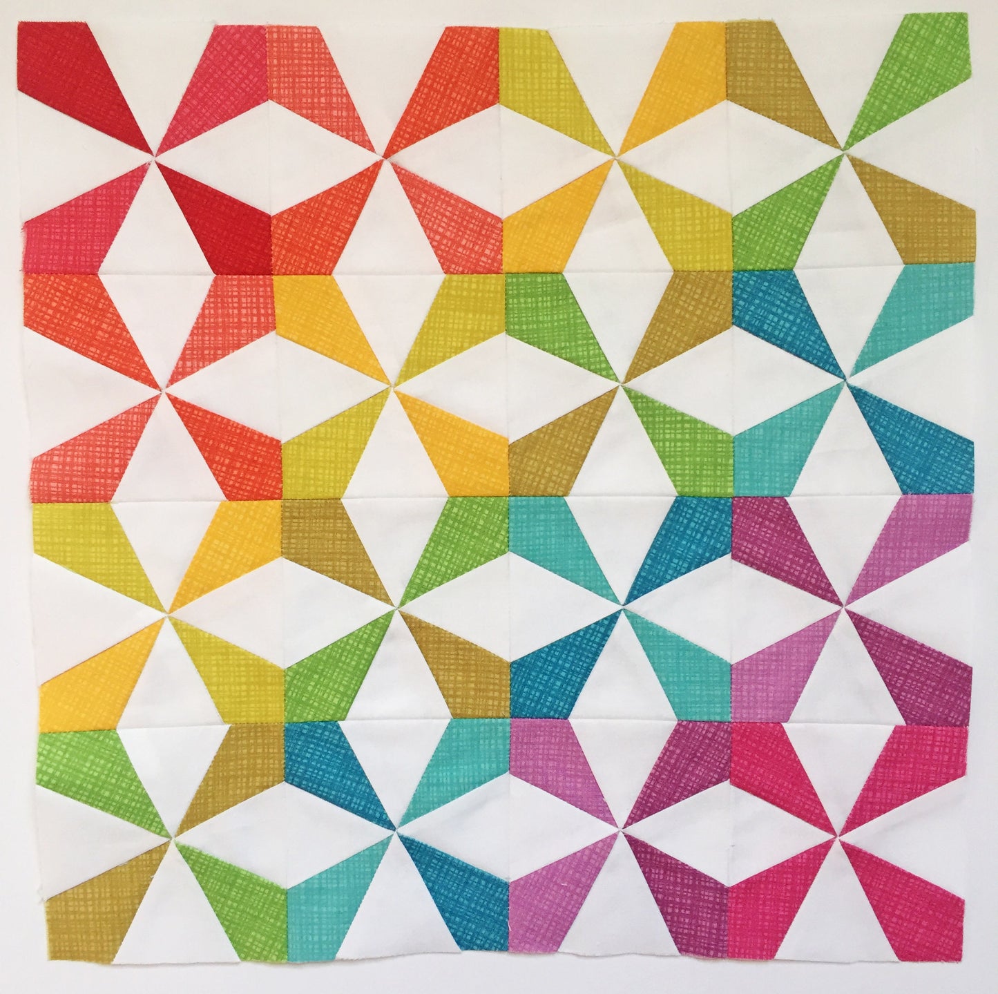 Kaleidoscope Foundation Paper Piecing Quilt Block PDF Pattern - Instant Download
