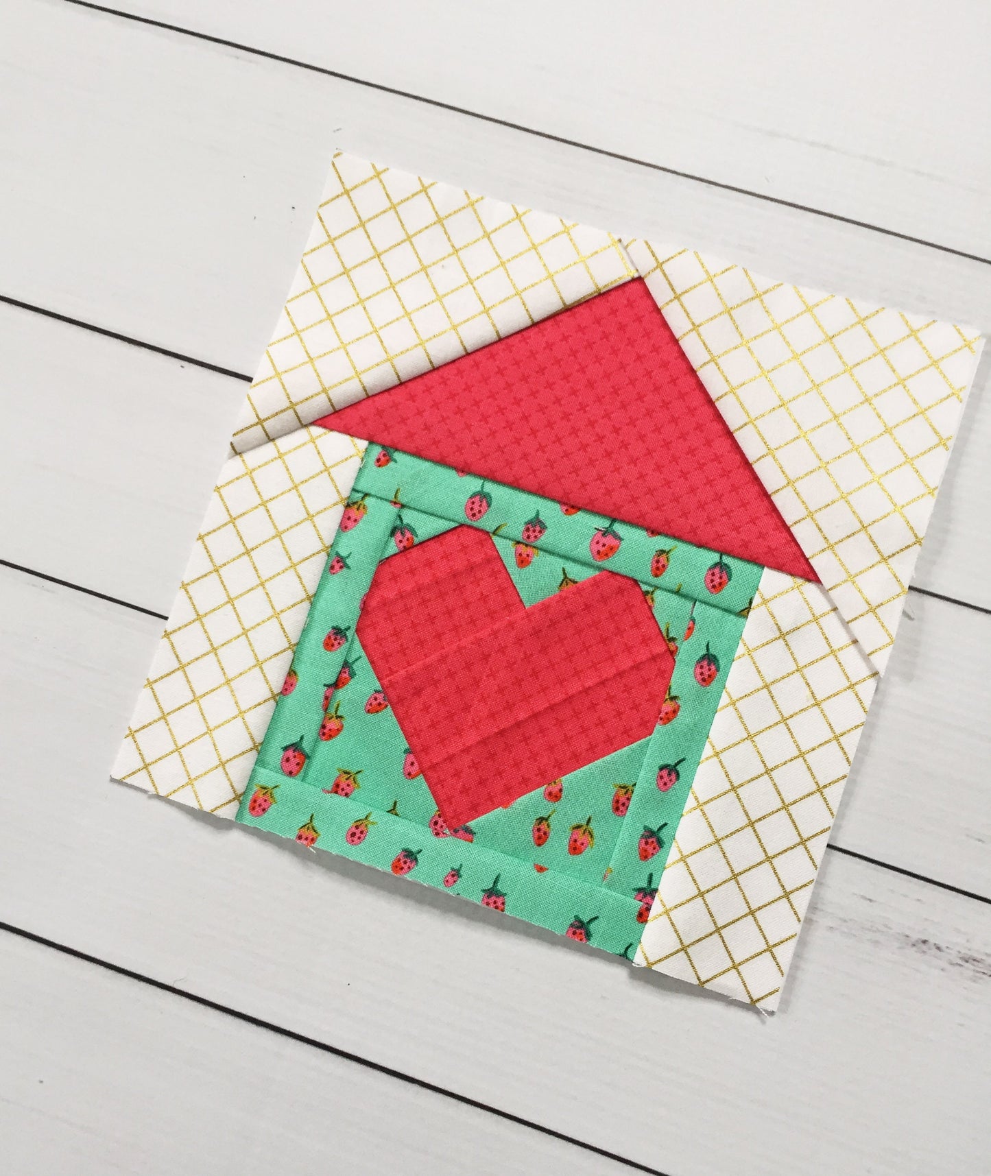 Home Sweet Home Foundation Paper Piecing Quilt Block PDF Pattern - Instant Download