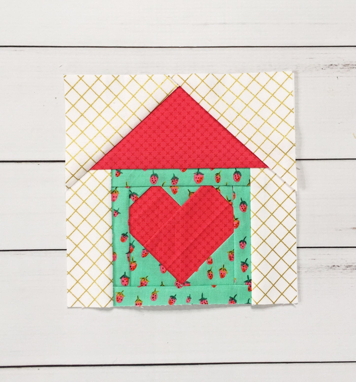 Home Sweet Home Foundation Paper Piecing Quilt Block PDF Pattern - Instant Download