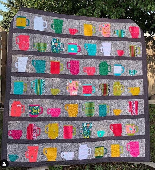 Mugs Quilt PDF Pattern - Instant Download