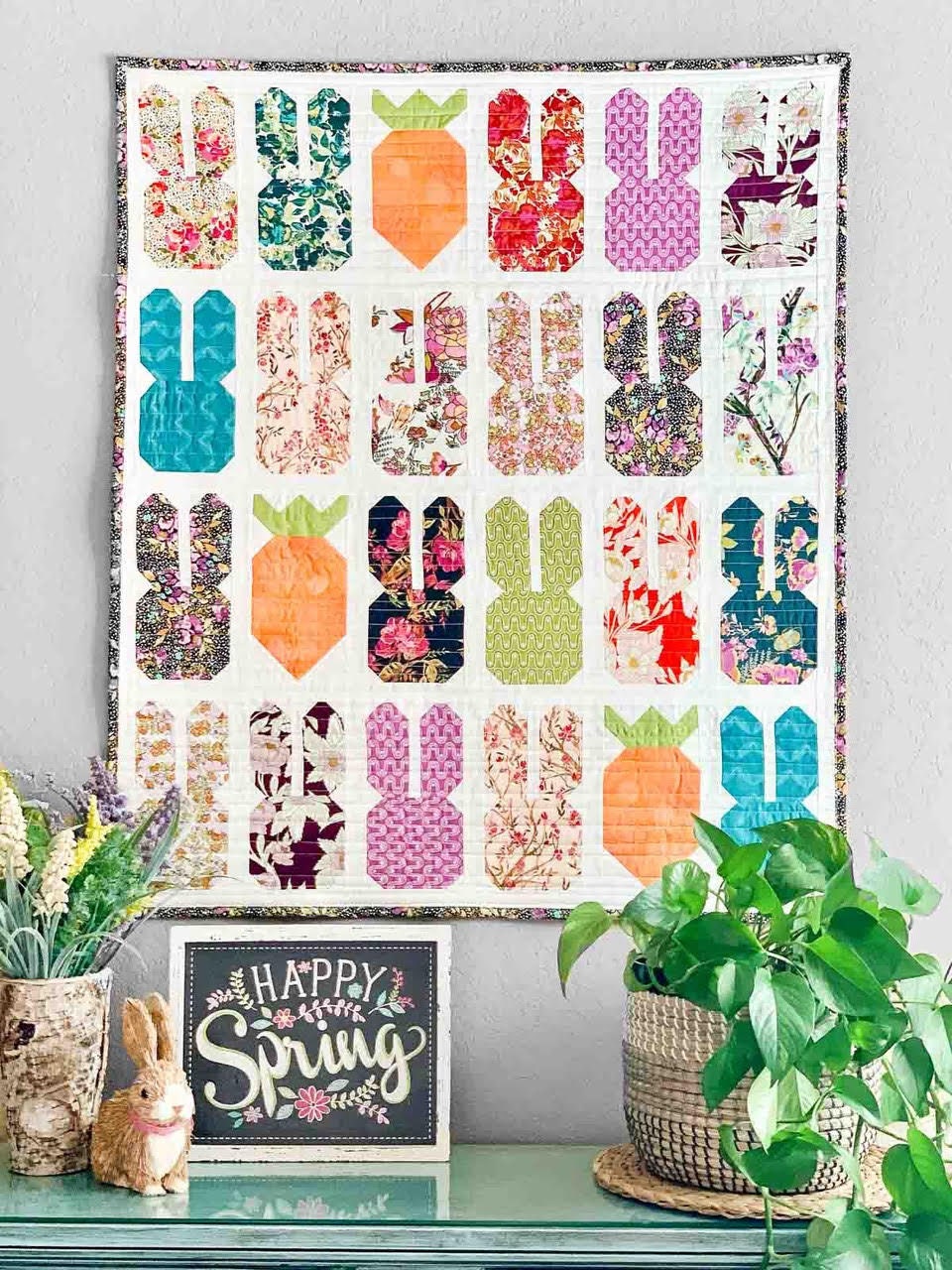 Easter Parade Quilt PDF Pattern - Instant Download