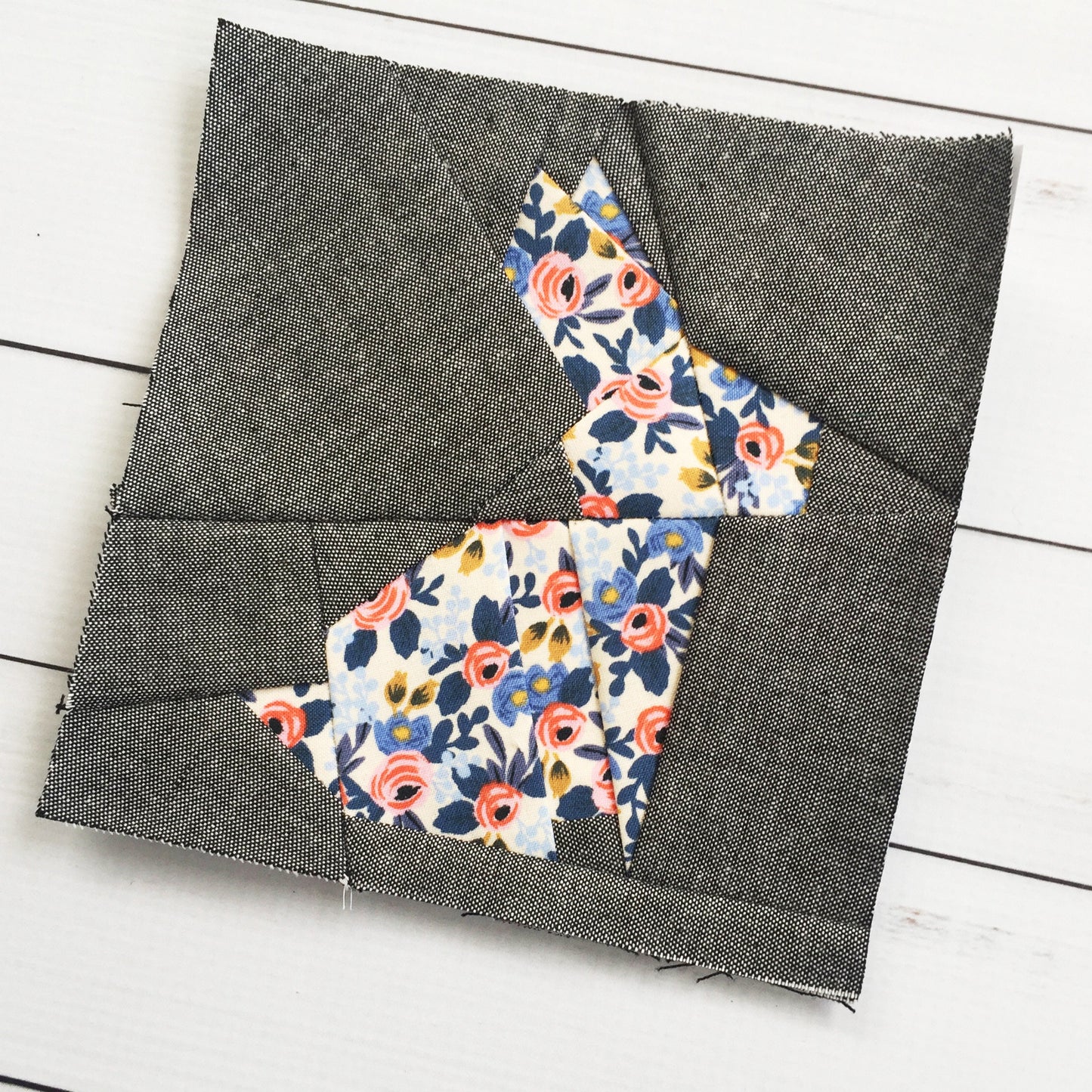 Bunny Foundation Paper Piecing Quilt Block PDF Pattern - Instant Download
