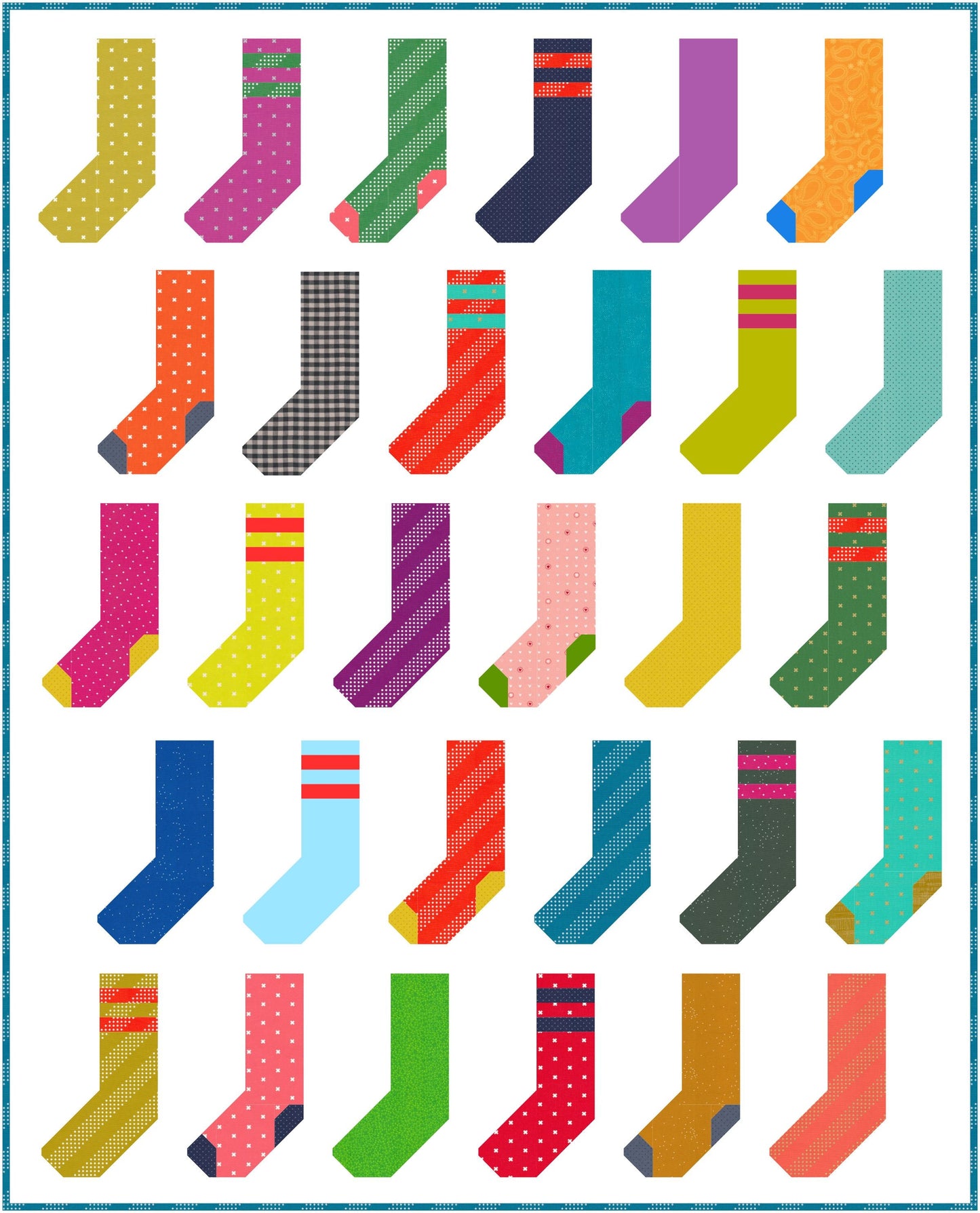 The Sock Quilt PDF Pattern - Instant Download