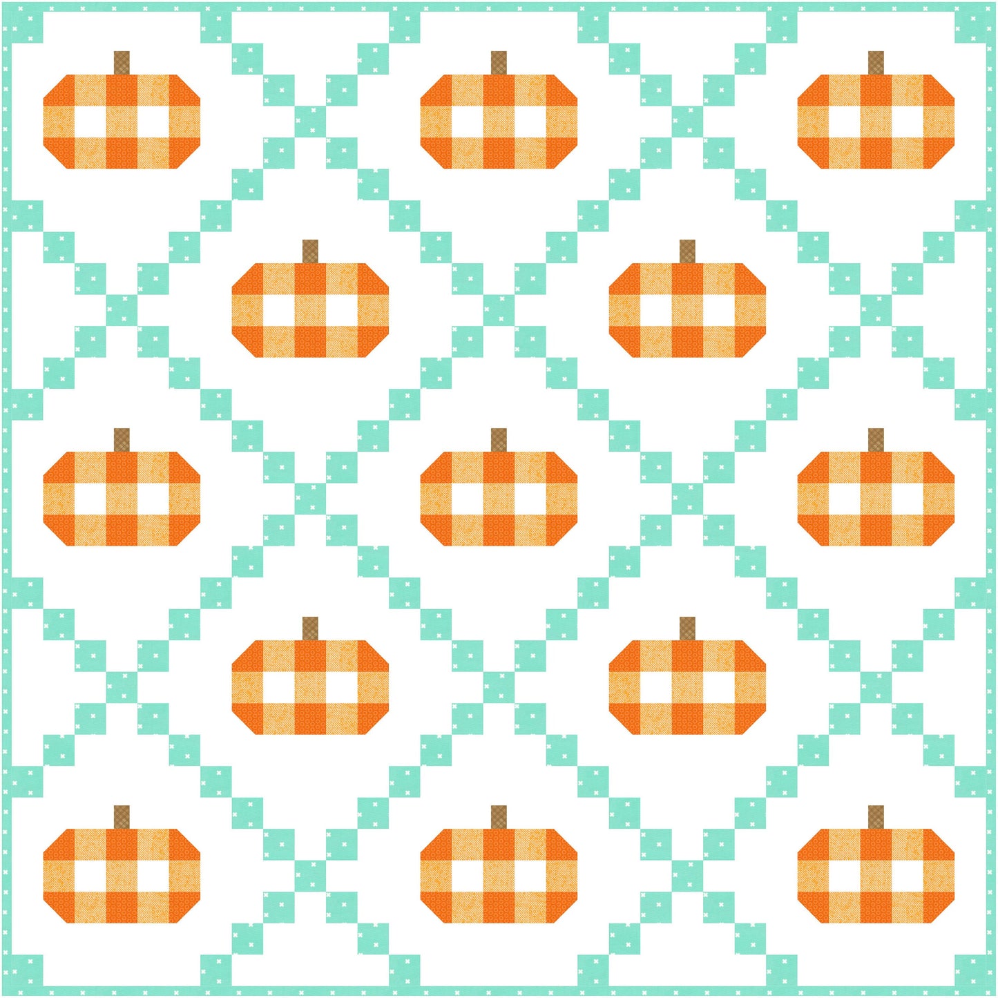 Farmhouse Fall Quilt PDF Pattern - Instant Download