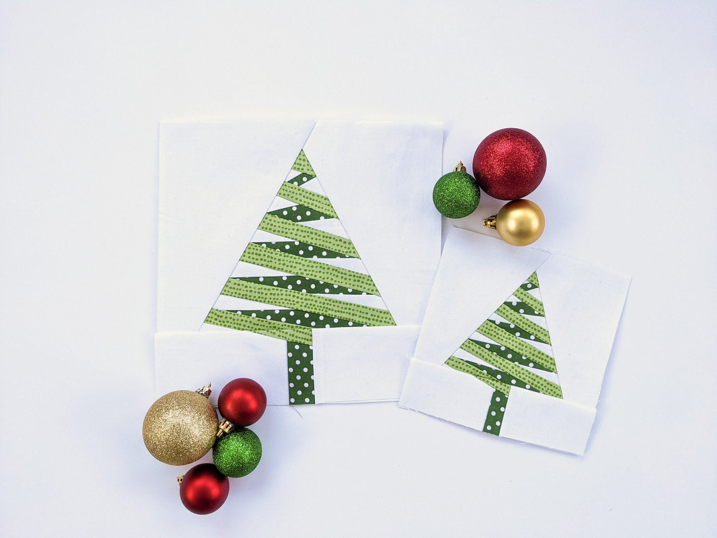 Ribbon Tree Foundation Paper Piecing Quilt Block PDF Pattern - Instant Download