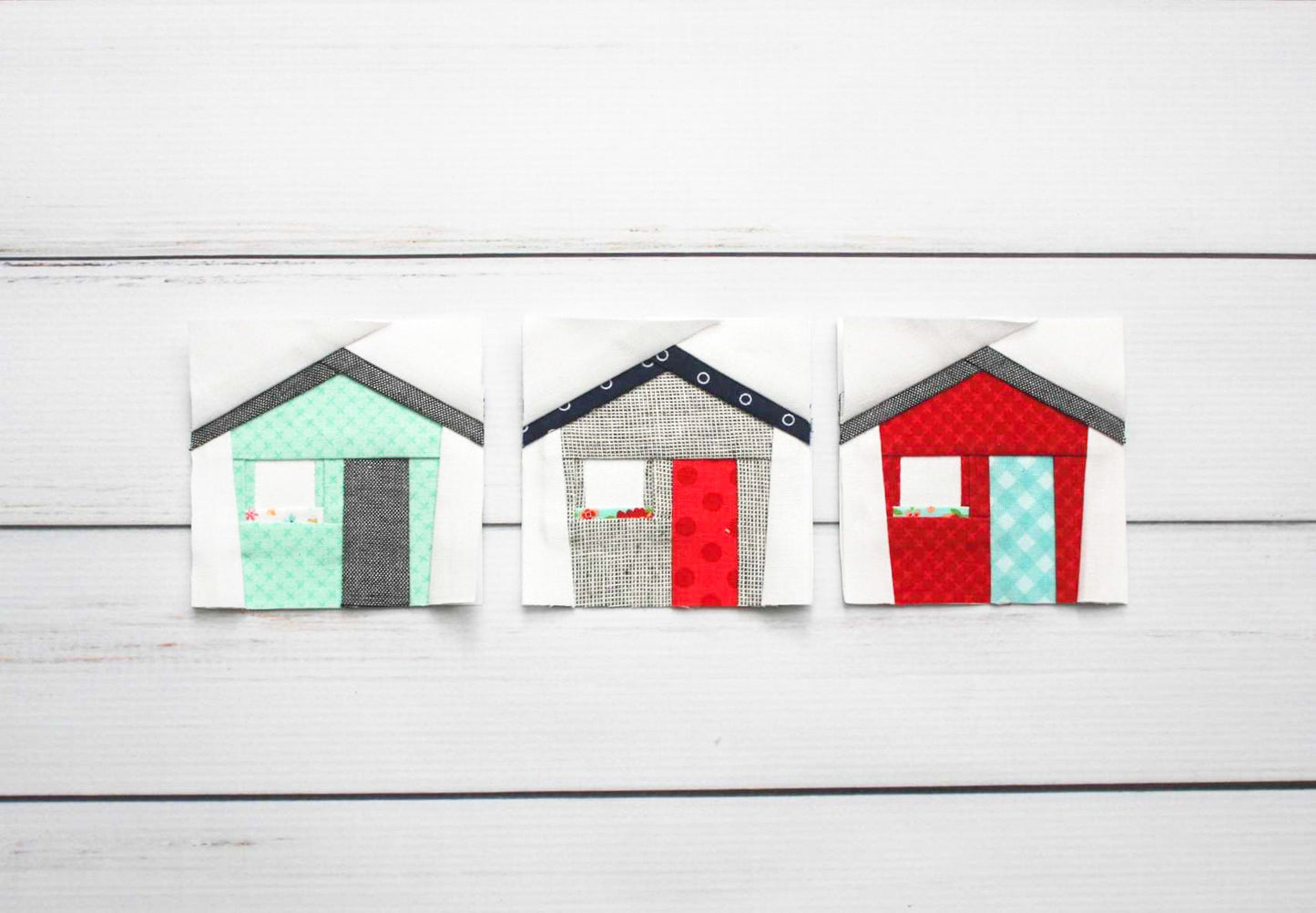 Tiny House Foundation Paper Piecing Quilt Block PDF Pattern - Instant Download