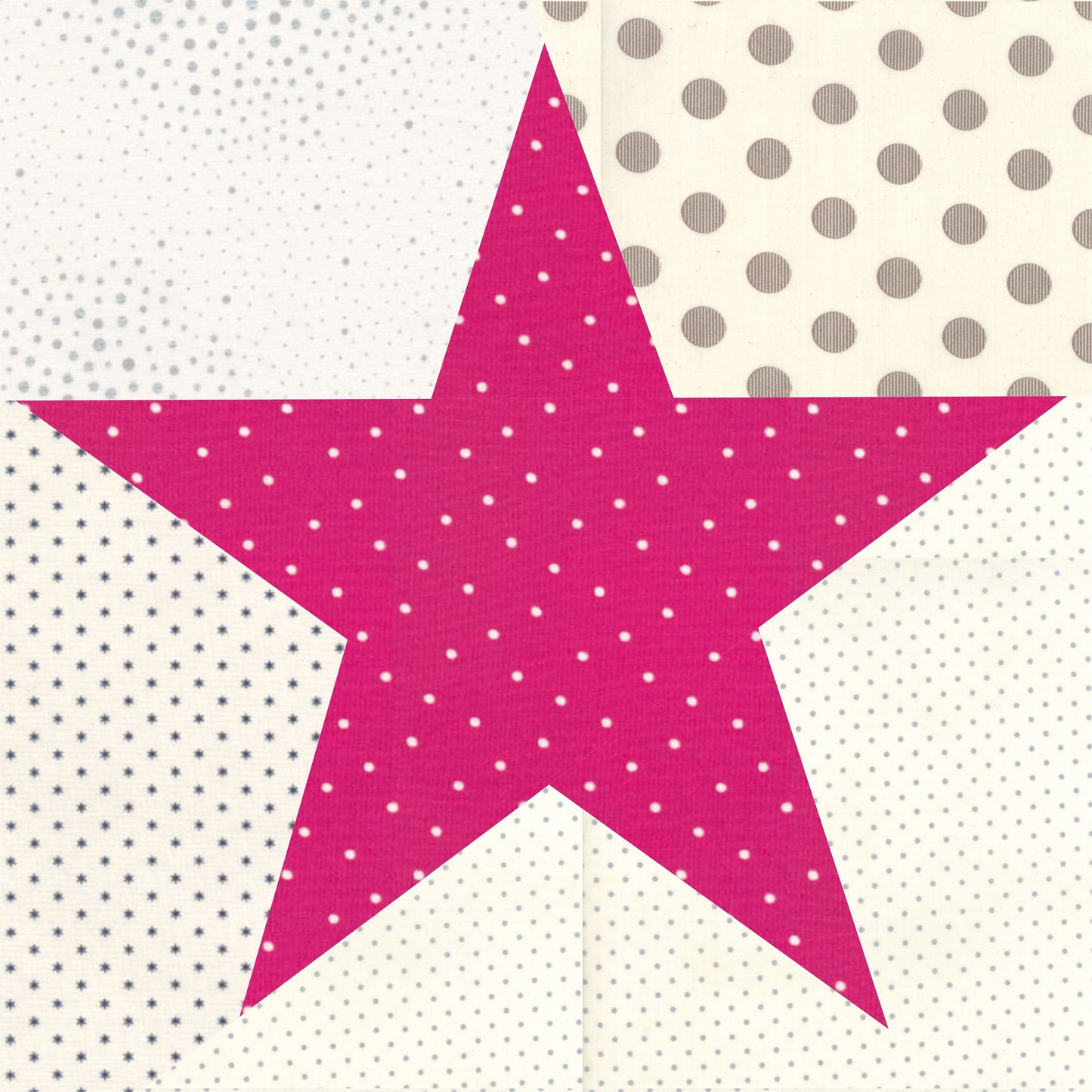 Classic Star Foundation Paper Piecing Quilt Block PDF Pattern - Instant Download