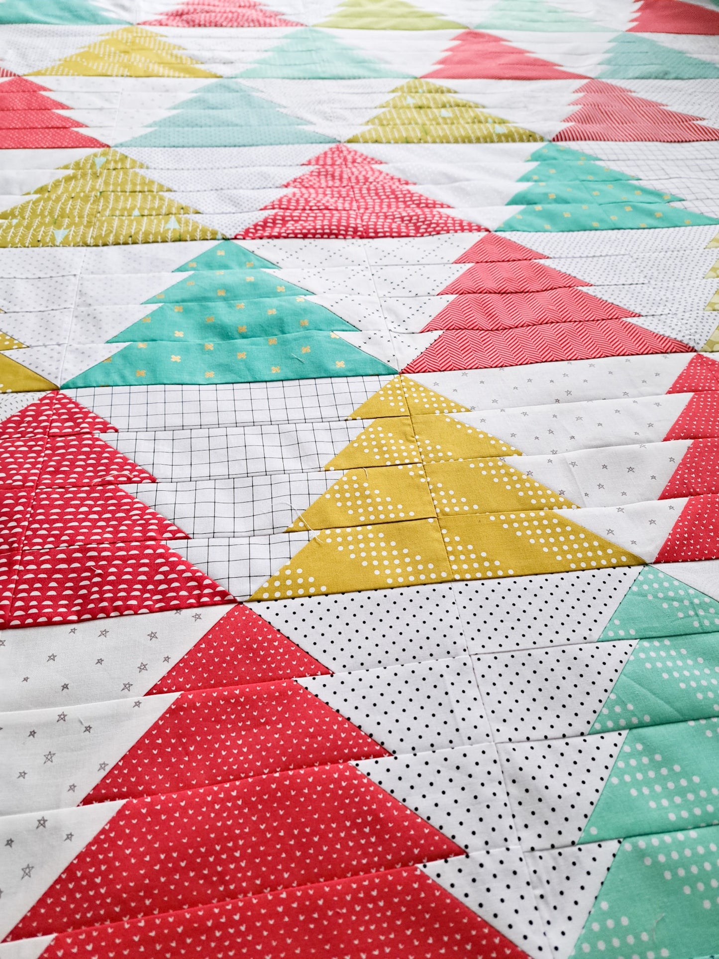Merry Little Trees Quilt and Table Runner PDF Pattern Bundle - Instant Download