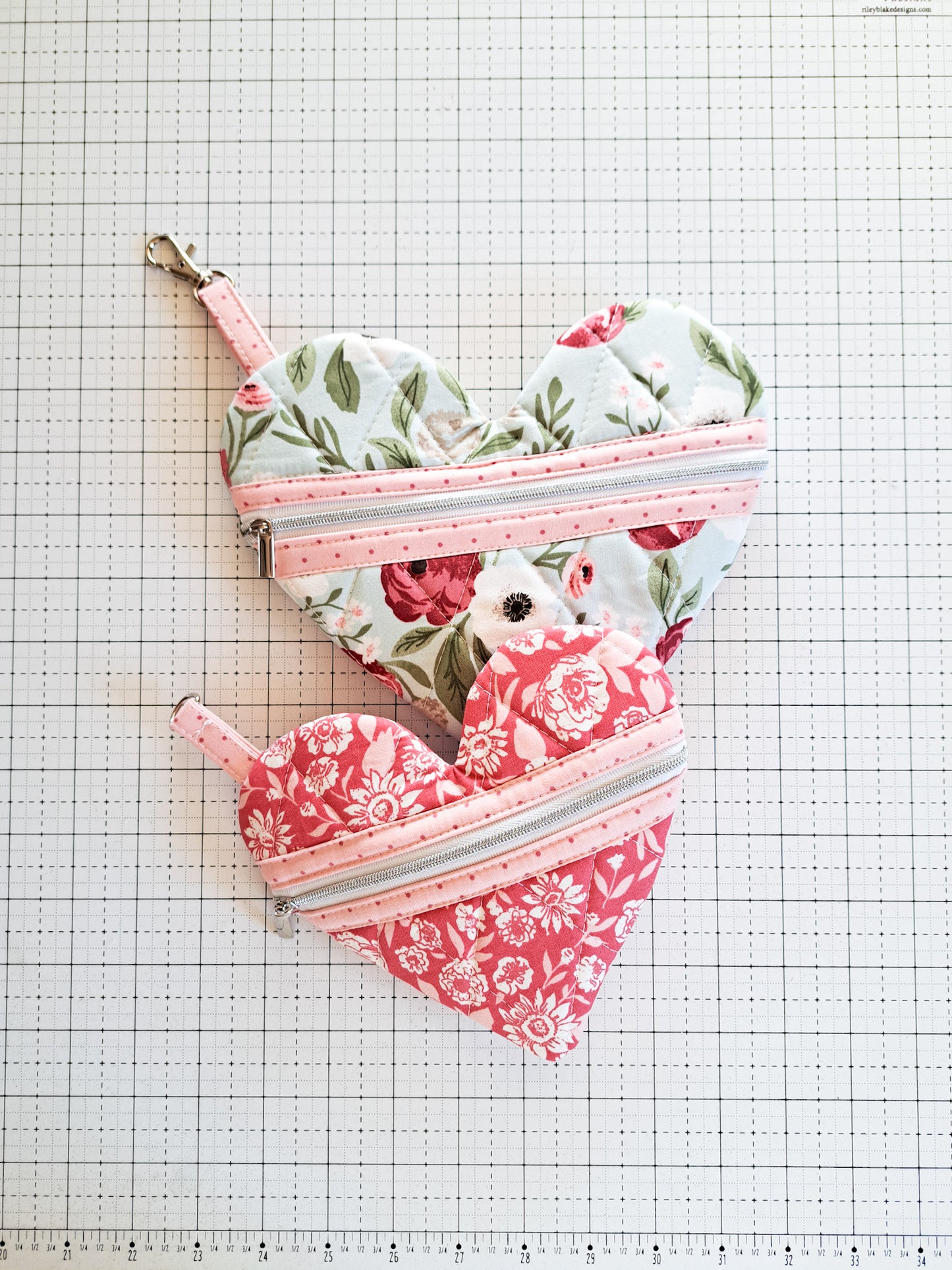 Heartbeat Pouch PDF Pattern - Instant Download