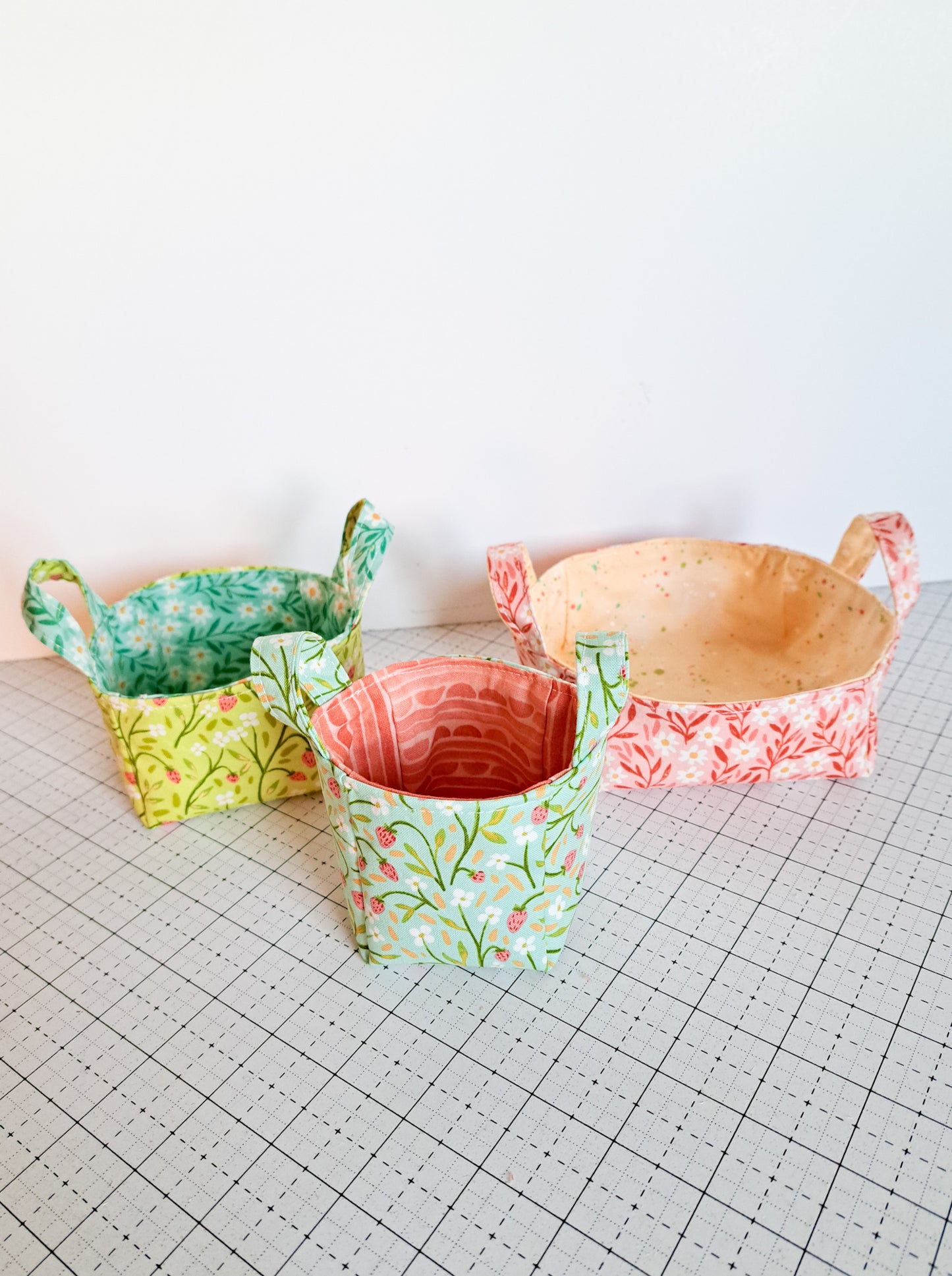 Trio of Trinket Baskets PDF Pattern - Instant Download