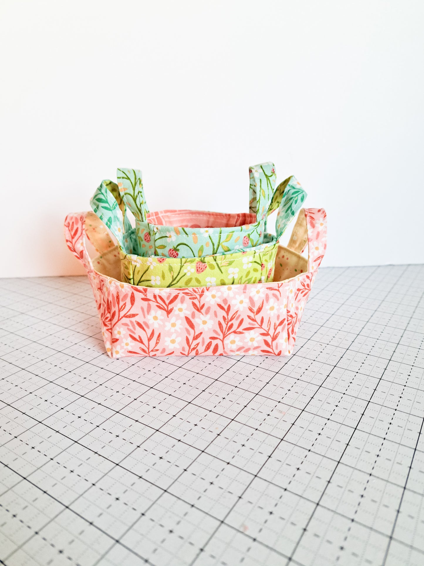 Trio of Trinket Baskets PDF Pattern - Instant Download