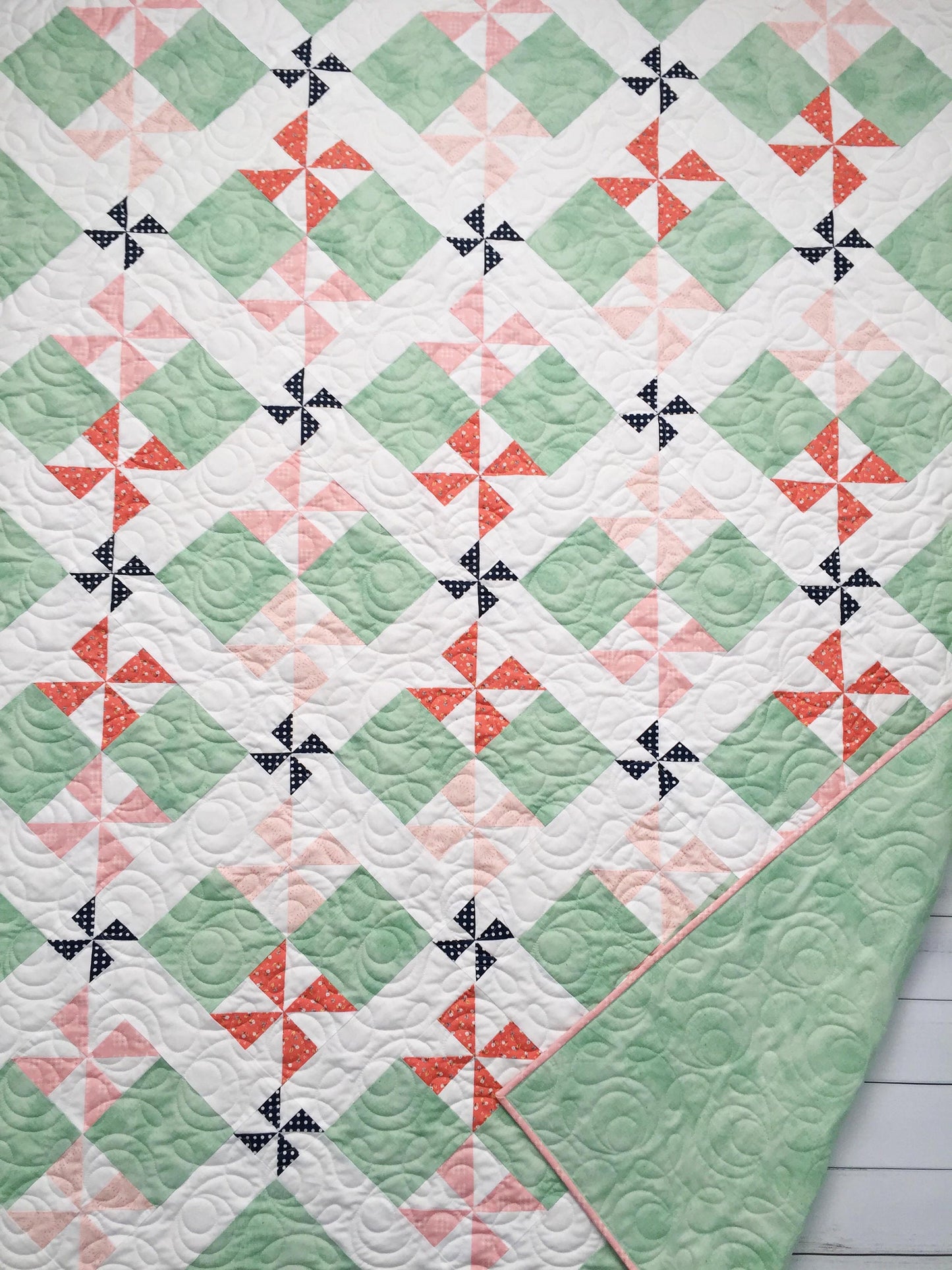 Windy Day Quilt PDF Pattern - Instant Download