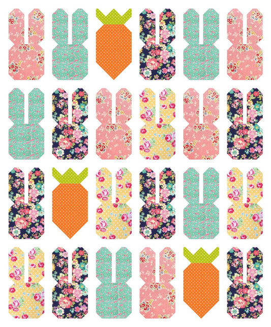 Easter Parade Quilt PDF Pattern - Instant Download