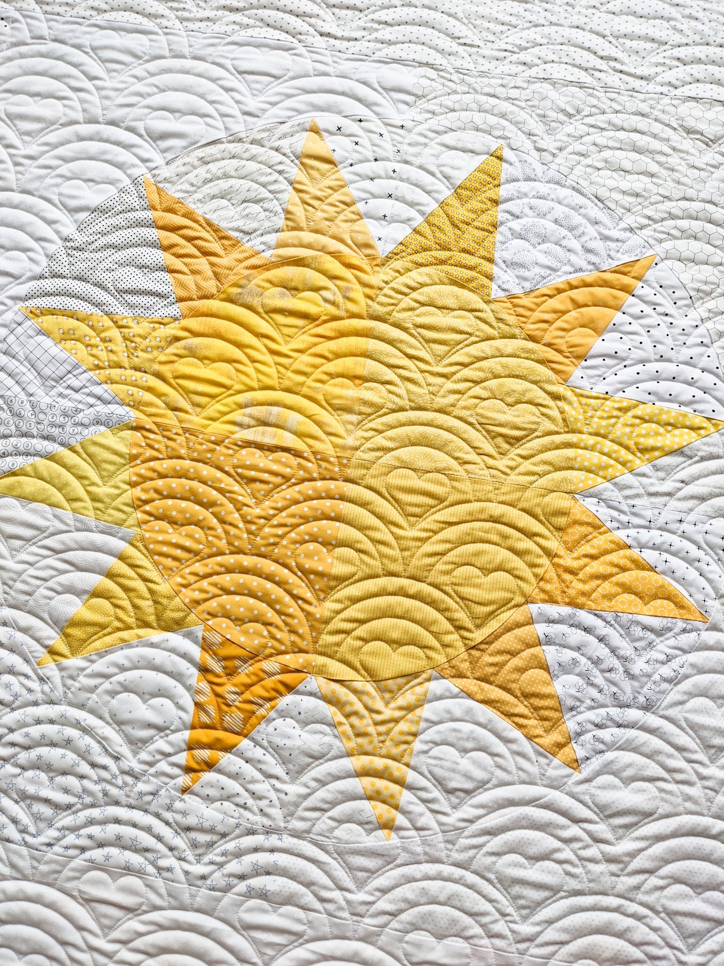 Jumbo Sunshine Quilt PDF Pattern - Instant Download