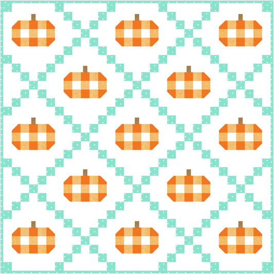 Farmhouse Fall Quilt PDF Pattern - Instant Download