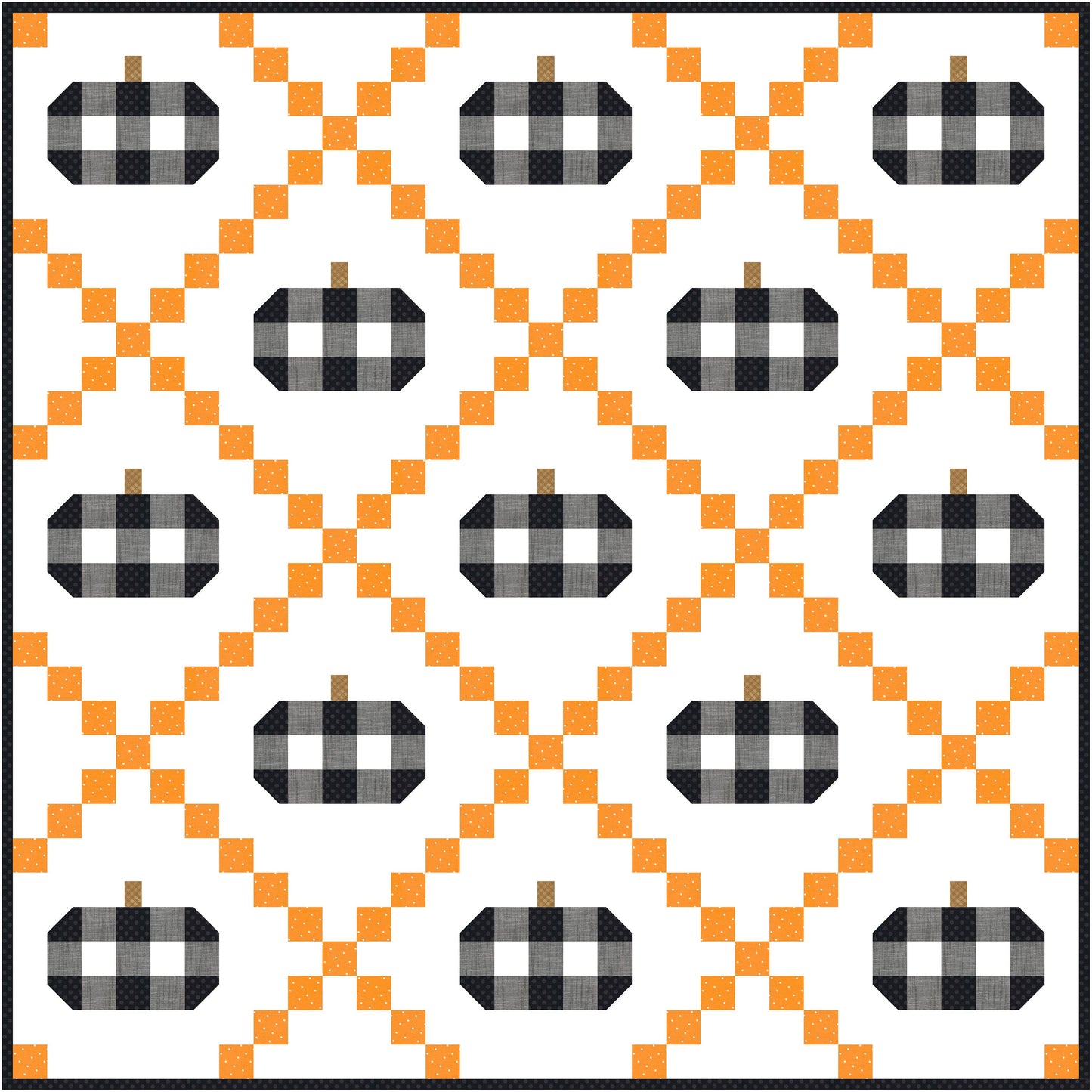 Farmhouse Fall Quilt PDF Pattern - Instant Download
