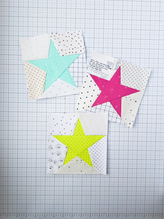 Classic Star Foundation Paper Piecing Quilt Block PDF Pattern - Instant Download