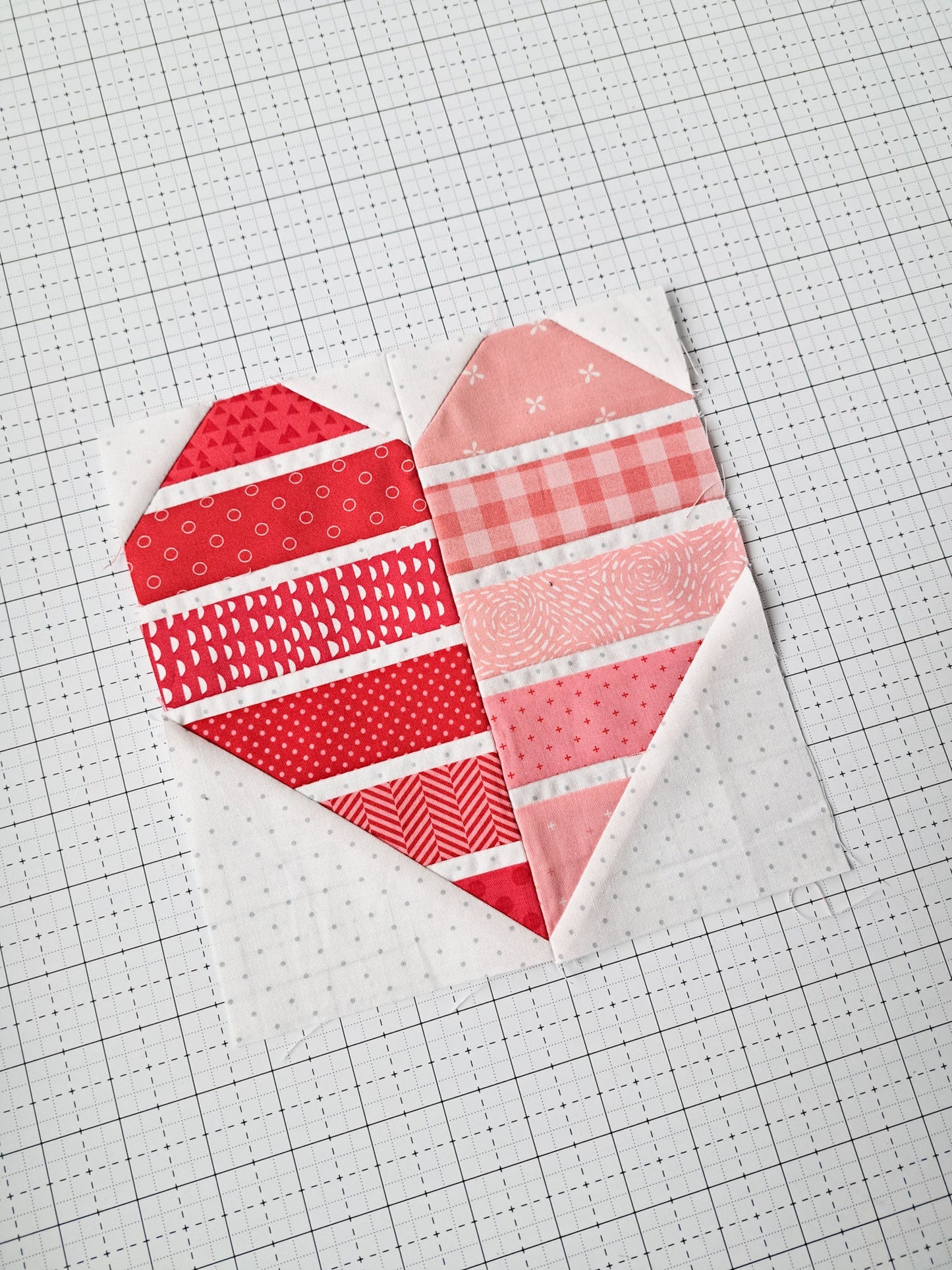 Heartburst Mini Quilt Block PDF Pattern Bundle - Instant Download