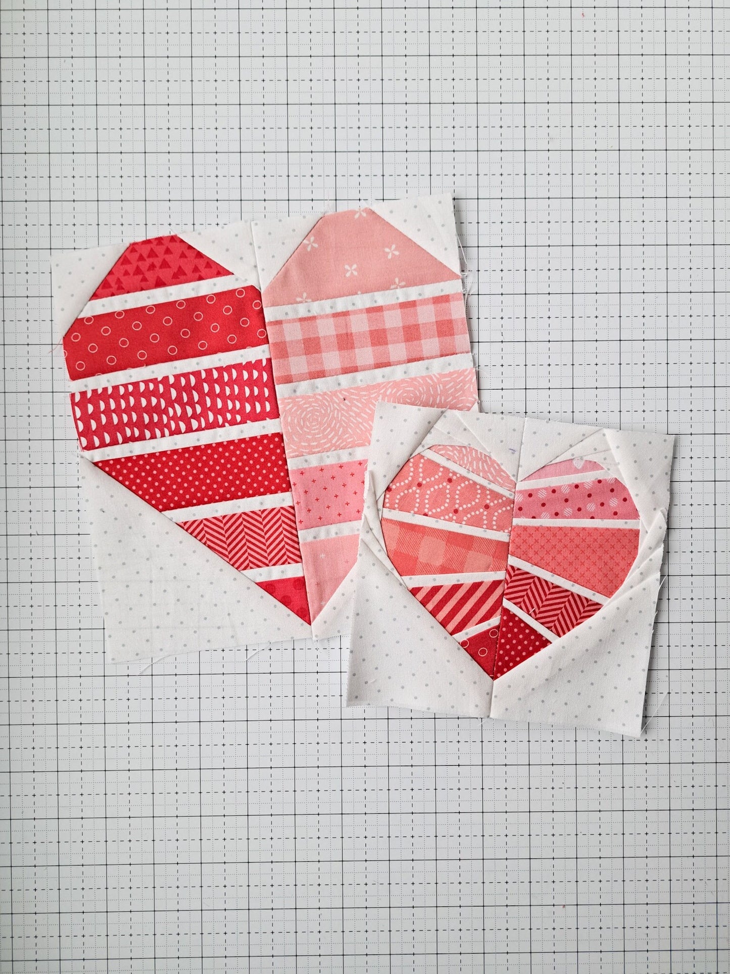 Heartburst Mini Quilt Block PDF Pattern Bundle - Instant Download